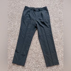 Pierre Cardin wool blend Pants classic black men's 54 waist 38